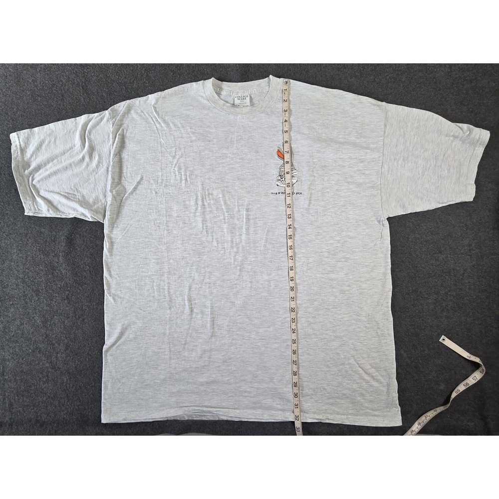 Vintage Bugs Bunny Shirt Mens 3XL Warner Bros Embroidered Cartoon 90s 1996 Tee - Picture 9 of 12